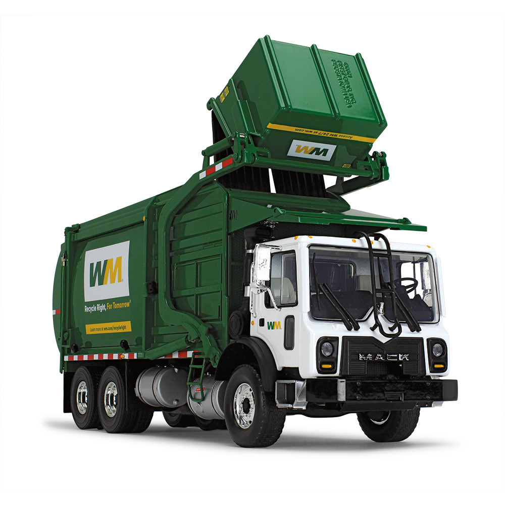 10-4001D: WM 
1/34 scale Mack TerraPro with Wittke Front Load Refuse with Bin