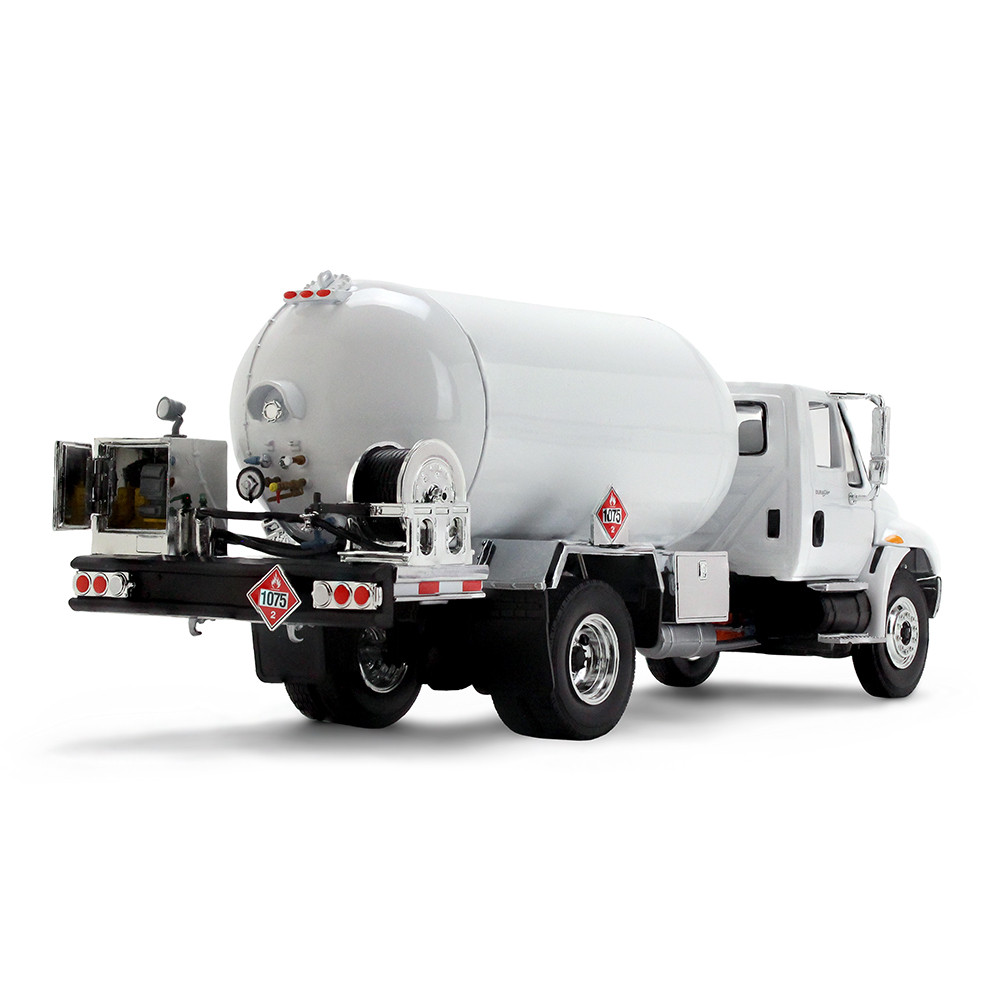 White  International DuraStar Propane Truck