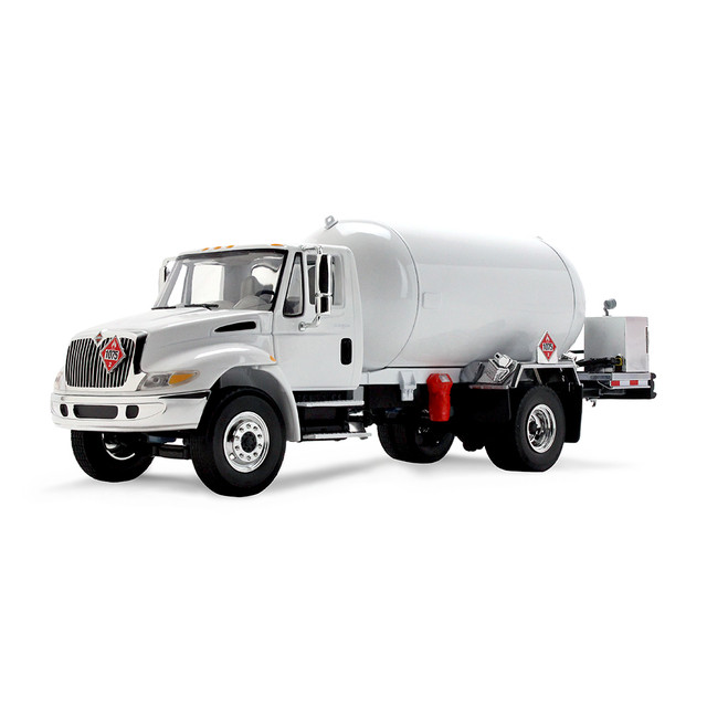 White  International DuraStar Propane Truck