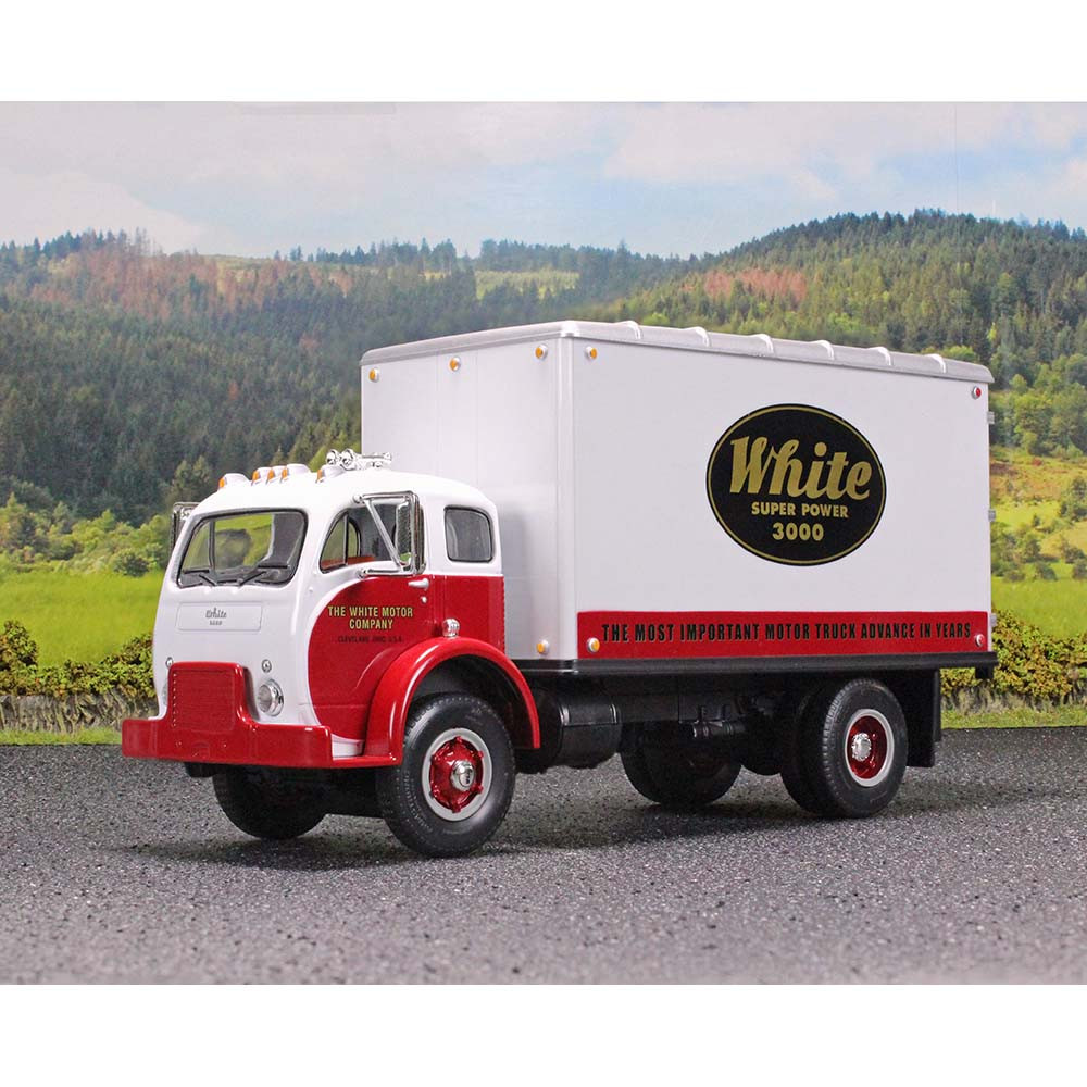 10-4084: White Super Power 3000
1/34 scale 1953 White 3000 COE Delivery Van