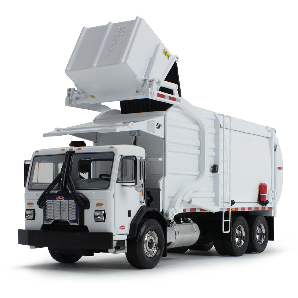 10-4193: White
1/34 scale Peterbilt Model 520 with Wittke Front Loader and Trash Bin