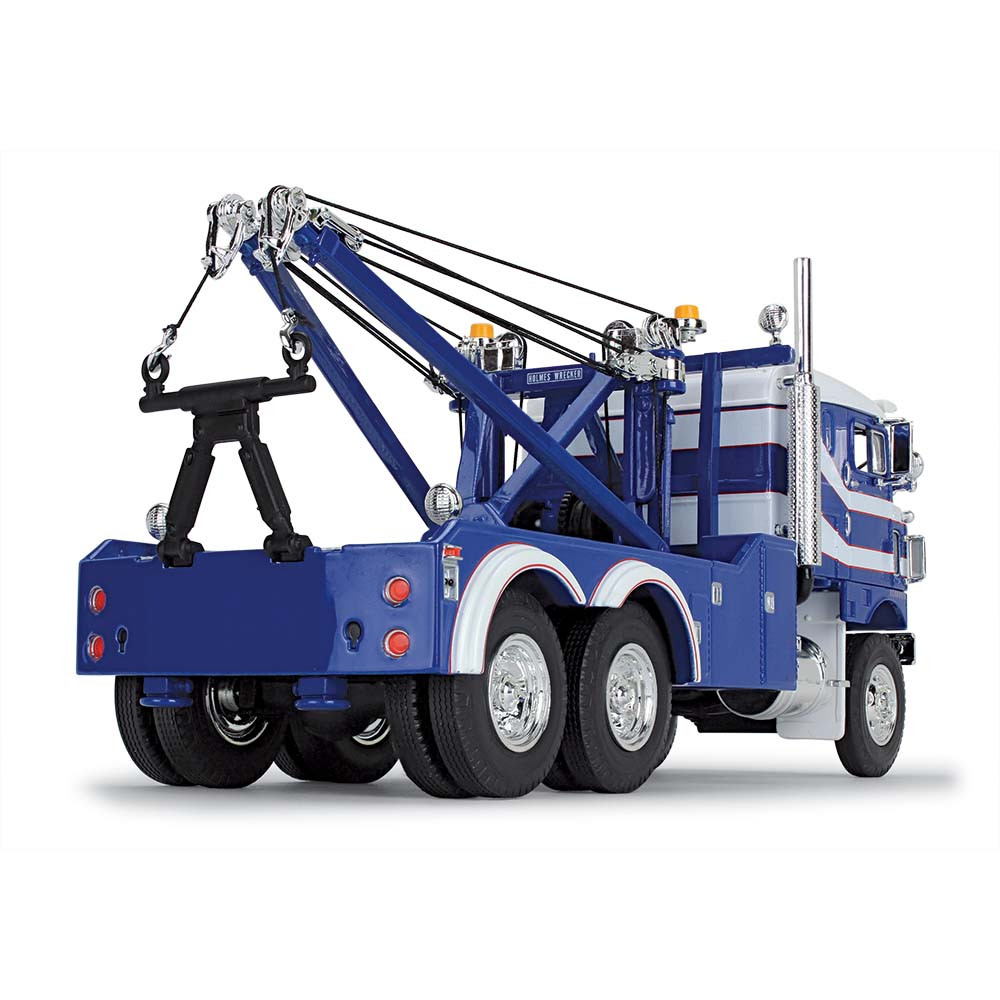 10-4278: Rich Blue & White 
1/34 scale 1953 Kenworth Bullnose Wrecker