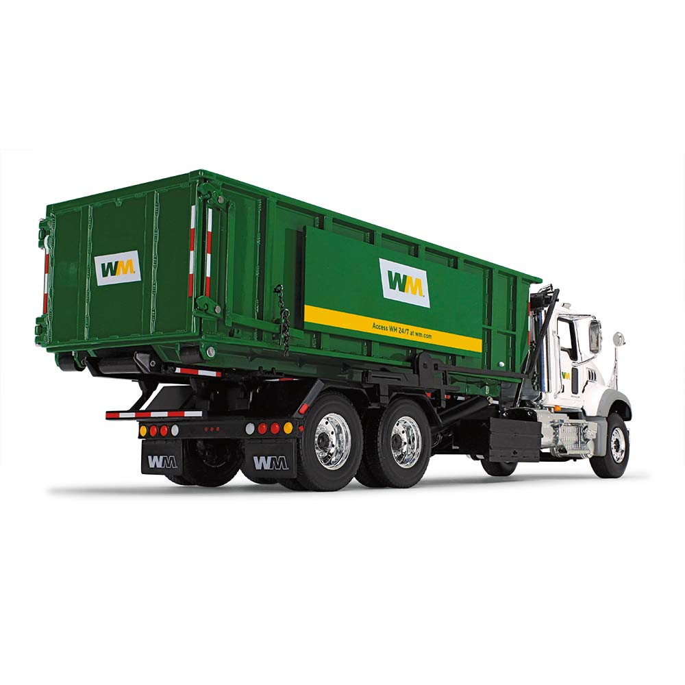 10-4305D: WM 
1/34 scale Mack Granite MP with Ribbed Roll-Off Container and Large Signboard