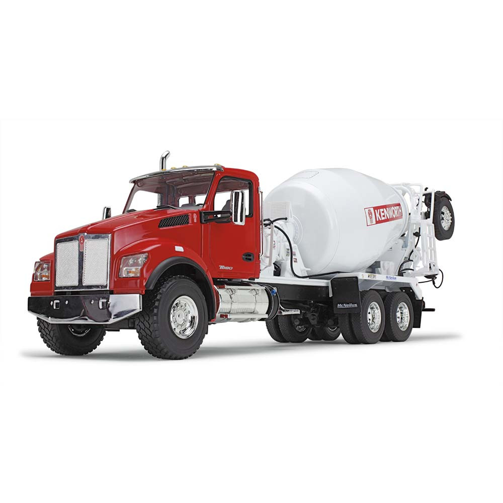 10-4324: Red/White
1/34 scale Kenworth T880S with McNeilus Bridgemaster Mixer