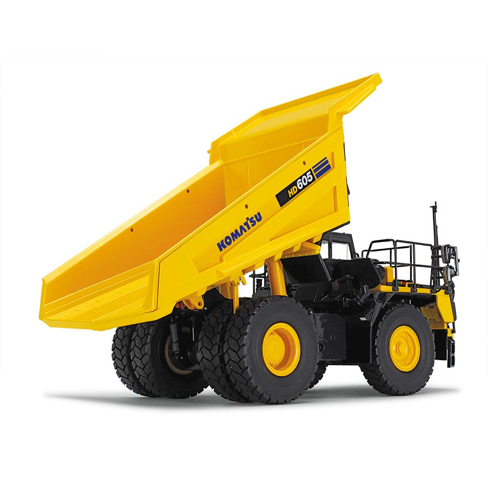 50-3387: Komatsu HD605-8 
Komatsu 1/50 scale HD605-8 Dump Truck
