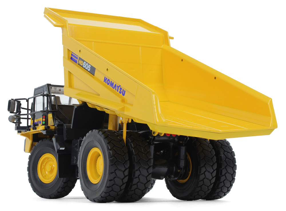 50-3387: Komatsu HD605-8 
Komatsu 1/50 scale HD605-8 Dump Truck