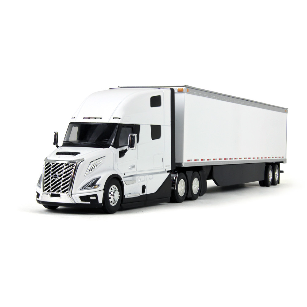 50-3501: White/White
1/50 scale Volvo VNL 860 High-Roof Sleeper & 53' Trailer with Skirts