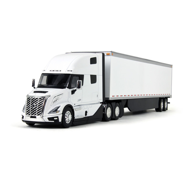 50-3501: White/White
1/50 scale Volvo VNL 860 High-Roof Sleeper & 53' Trailer with Skirts