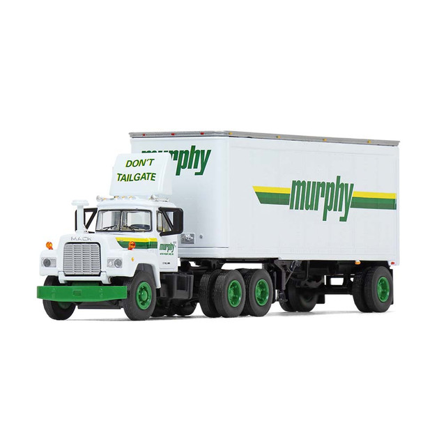 60-0242: Fallen Flag #1 Murphy Motor Freight 
1/64 scale Mack R-Model Day Cab and 28' Pup Trailer
