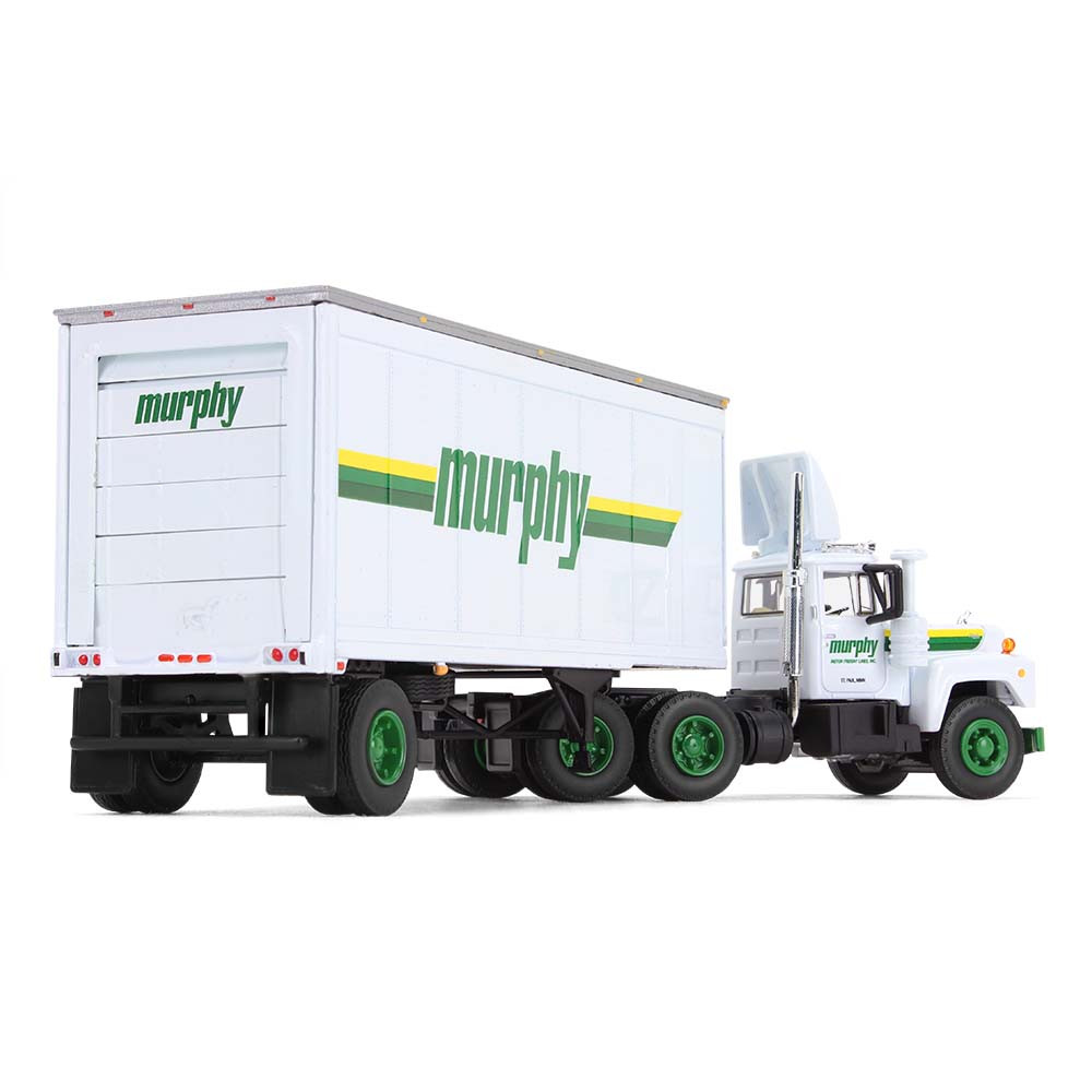 60-0242: Fallen Flag #1 Murphy Motor Freight 
1/64 scale Mack R-Model Day Cab and 28' Pup Trailer
