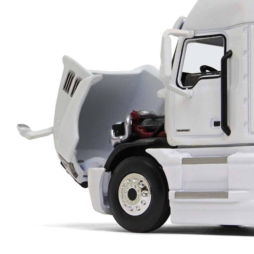 White/White Mack Anthem & 53' Trailer