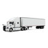 White/White Mack Anthem & 53' Trailer