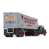 60-0410: Fallen Flag #15 Wooster Express Inc. 
1/64 scale Mack B-61 Day Cab and 40' Vintage Trailer Diecast Replica