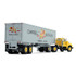 60-0423: Fallen Flag #21 Campbell Express Inc. 
1/64 scale Mack B-61 Day Cab and 40' Vintage Reefer Trailer