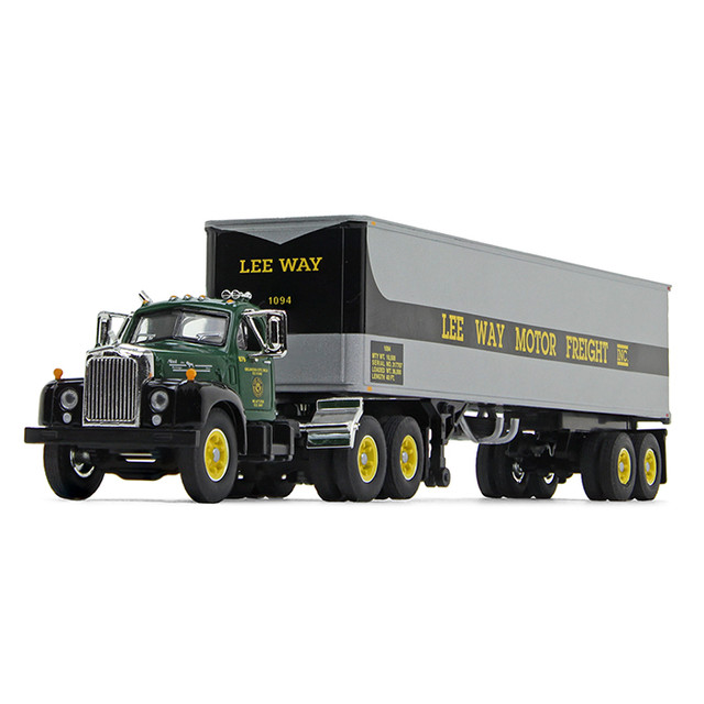 60-0572: Fallen Flag #30 Lee Way Motor Freight, Inc. 
1/64 scale Mack B-61 Day Cab and 40' Vintage Trailer