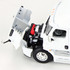 60-0744: White/White 
1/64 scale Freightliner 2018 Cascadia High-Roof Sleeper with 53' Utility Trailer with Skirts