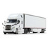 60-1055: White/White 
1/64 scale Freightliner 2018 CascadiaHIgh-Roof Sleeper & 53' Utility Trailer with Carrier Reefer