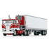 60-1087: Fallen Flag #39 Pirkle Refrigerated 
1/64 scale Peterbilt352 COE 86" Sleeper and 40' Vintage Reefer Trailer