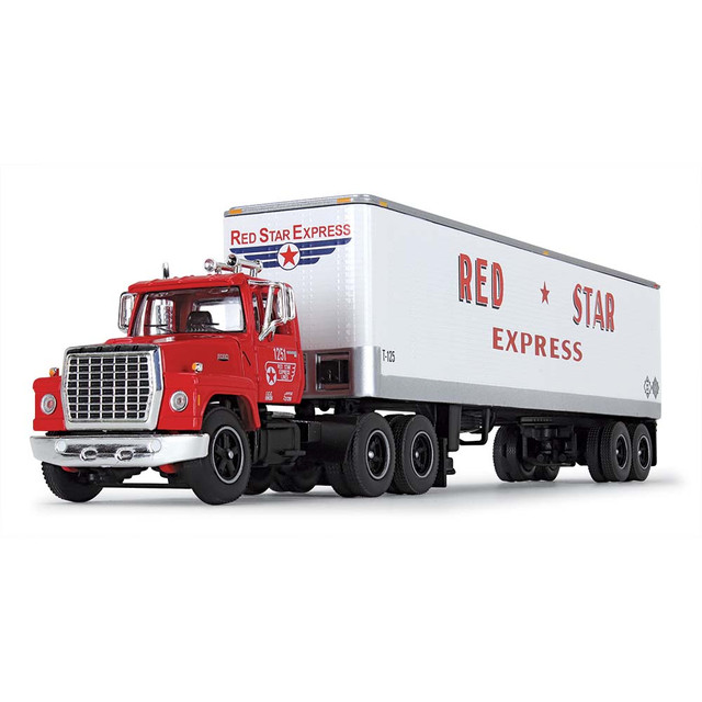 60-1275: Fallen Flag #43: Red Star Express 
1/64 scale Ford LT 9000 Day Cab & 40' Vintage Trailer