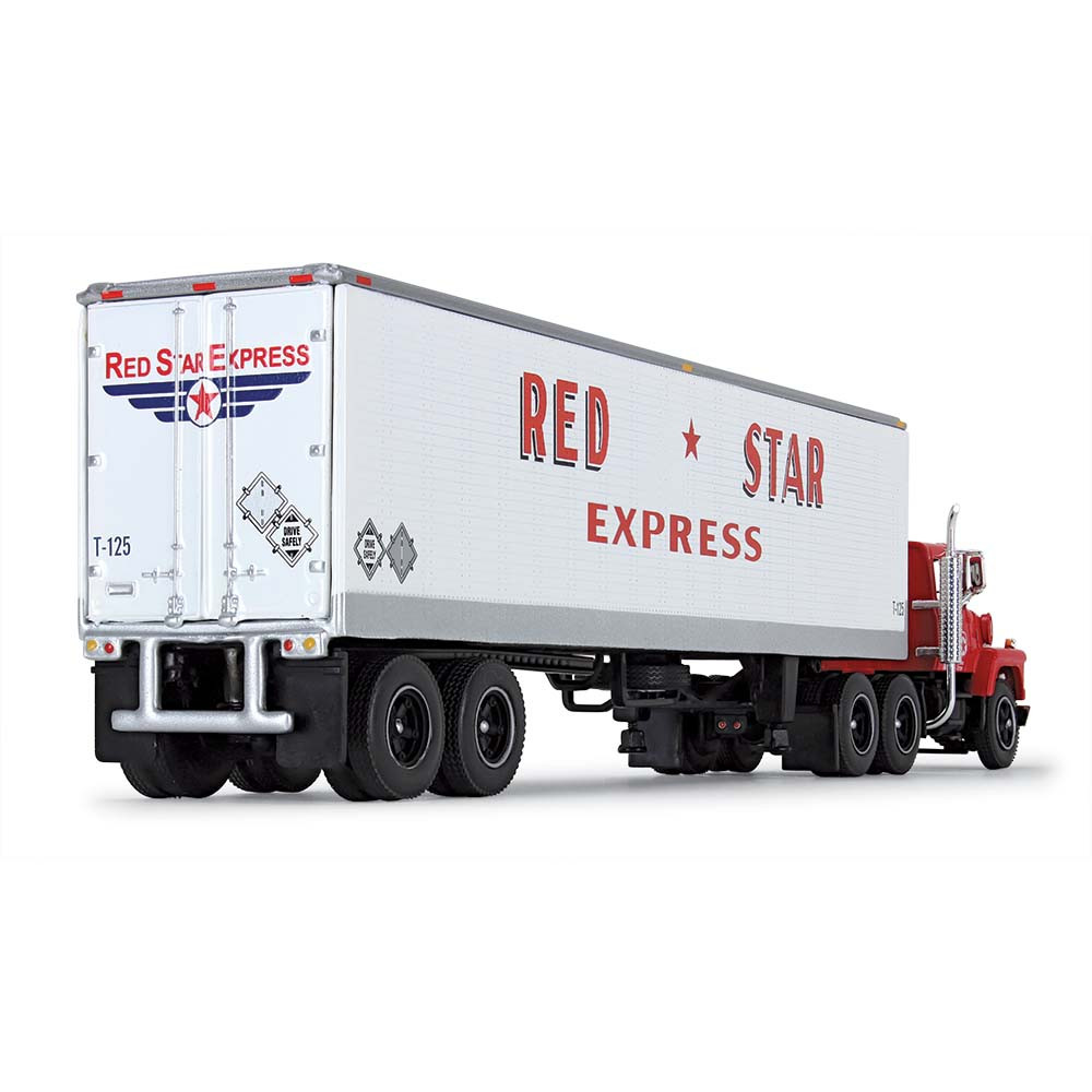 60-1275: Fallen Flag #43: Red Star Express 
1/64 scale Ford LT 9000 Day Cab & 40' Vintage Trailer