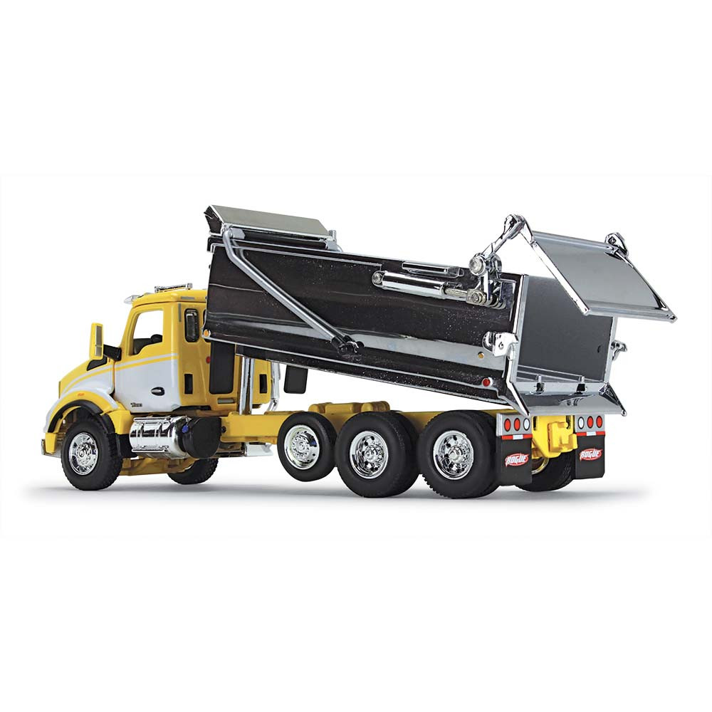 60-1416: Yellow/White/Chrome 
1/64 scale Kenworth T880 Rogue Dump