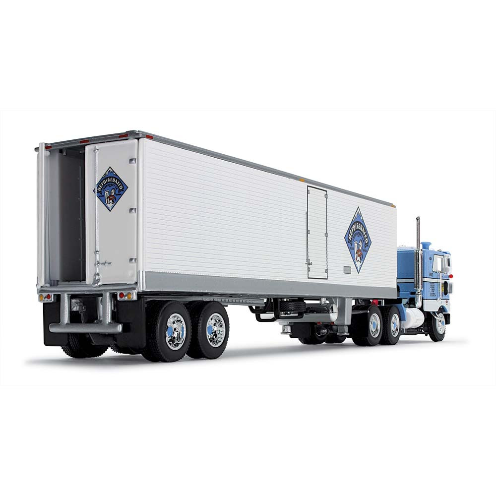 60-1427: Fallen Flag #45: Refrigerated Transport 
1/64 scale Peterbilt 352 COE 86" Sleeper & 40' Vintage Trailer with Reefer