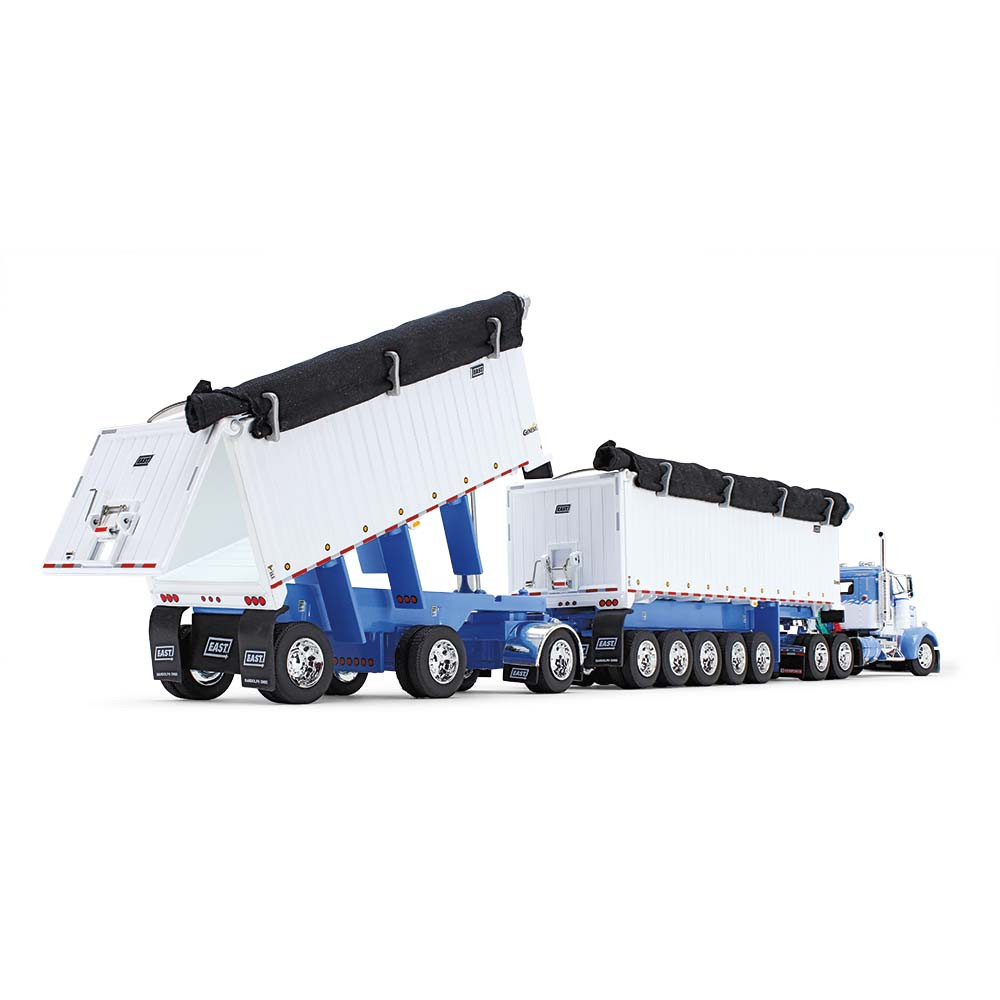 60-1633: Wisteria/White
Kenworth W900L Day Cab & East Manufacturing Michigan Series 31' and 20' End Dump Trailers