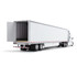 60-1762: White/White
1/64 scale Kenworth T680 and 53' Utility Trailer with Skirts