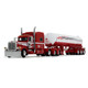 69-1794: Big Rigs #14: Hausmann Transport
1/64 scale Peterbilt 389 with 70" Mid-Roof Sleeper & Mississippi LP Tank trailer