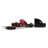 Mack Anniversary Mack Anthem Sleeper & Landoll 440B-50CA Traveling Axle Trailer with Mack B-61 Day Cab Load