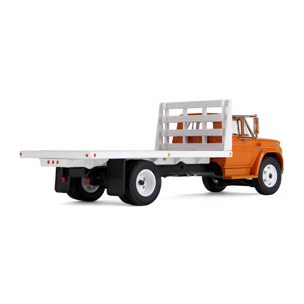 Omaha Orange 1/64 GMC 4000 Flatbed Truck