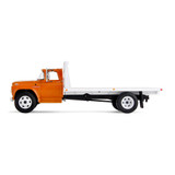 Omaha Orange 1/64 GMC 4000 Flatbed Truck