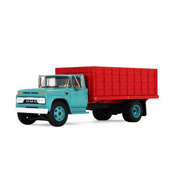 Turquoise/Red 1/64 GMC 4000 Grain Truck