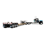 Cappello Heavy Transport Peterbilt Model 589 Day Cab & Fontaine Renegade LXT40 Lowboy Trailer with Fliptail