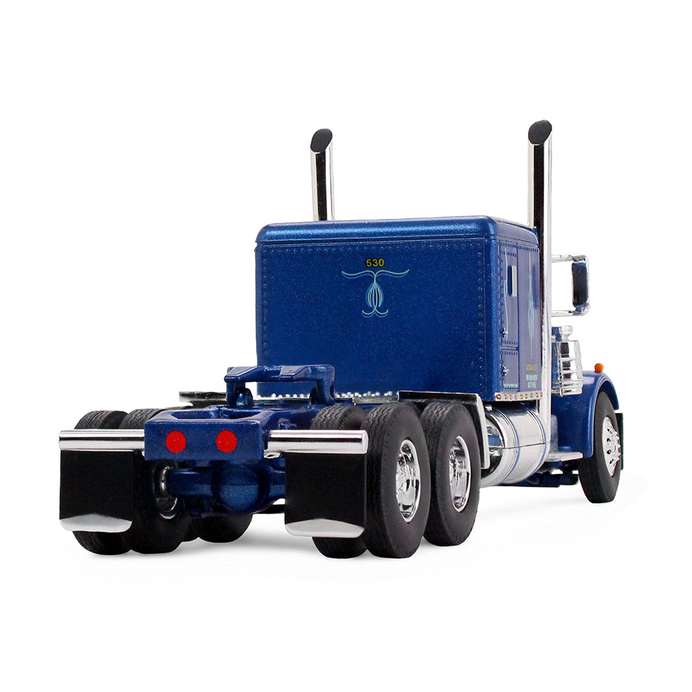 Western Distributing Peterbilt Model 351 with 63" Flat Top Sleeper & 40' Vintage Trailer with Reefer