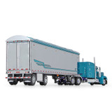 69-0800: Big Rigs #2: #34 Pyskaty Bros. Trucking 
1/64 scale Peterbilt Model 379 63" Mid-Roof Sleeper with Walking Floor Trailer