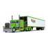 69-1329: Big Rigs #9 - Hallahan Transport
1/64 scale Peterbilt Model 389 with 63"" Flat Top Sleeper & 53' Utility Trailer
