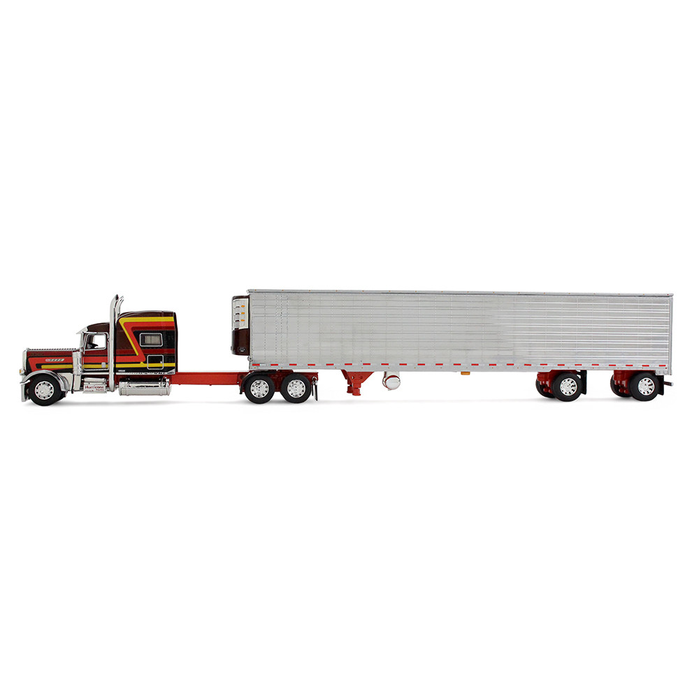 Big Rigs Series II #4: Hurricane Express Peterbilt Model 389 Pride & Class with 70" Mid-Roof Sleeper & 53' Utility Trailer w/Reefer