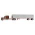 Big Rigs Series II #4: Hurricane Express Peterbilt Model 389 Pride & Class with 70" Mid-Roof Sleeper & 53' Utility Trailer w/Reefer