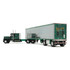Big Rigs Series II #2: Hardwick Motor Freight Peterbilt Model 359 w/60" Vintage Sleeper & 53' Utility Trailer with Skirts