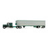 Big Rigs Series II #2: Hardwick Motor Freight Peterbilt Model 359 w/60" Vintage Sleeper & 53' Utility Trailer with Skirts