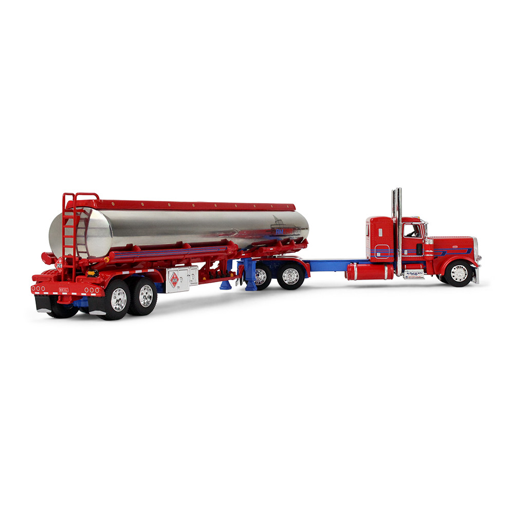 Big Rigs Series II #3: Sancken Custom Truck by Amcan Peterbilt Model 389 with 36" Flat Top Sleeper & Heil Fuel Tank Trailer