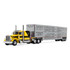 Red's Favorites - Hank Cosper Peterbilt Model 359 with 63" Flat Top Sleeper & Wilson Silverstar Livestock Trailer
