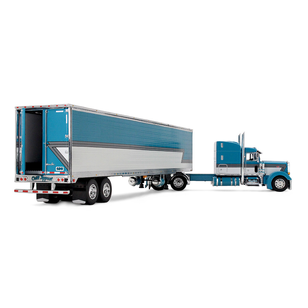 Big Rigs Series II #5: Tway Rose Transport Peterbilt Model 379 with 63" Mid-Roof Sleeper & 53' Utility Trailer w/Reefer