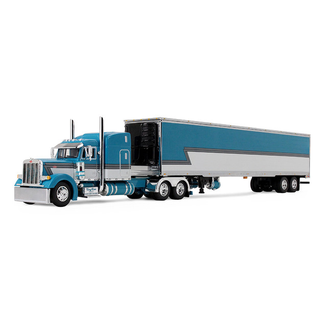 Big Rigs Series II #5: Tway Rose Transport Peterbilt Model 379 with 63" Mid-Roof Sleeper & 53' Utility Trailer w/Reefer
