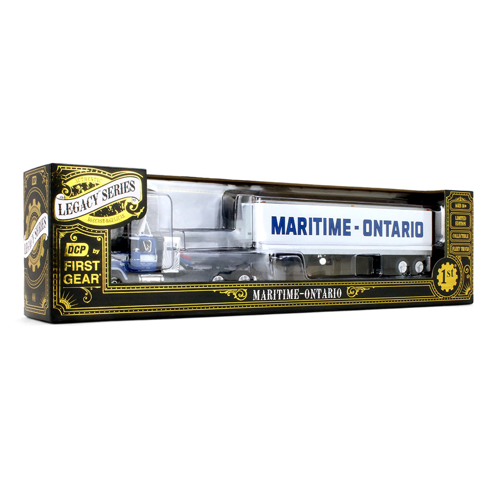 Legacy Series #4: Maritime-Ontario Mack Super-Liner with 36" Vintage Sleeper & 40' Vintage Trailer with Reefer