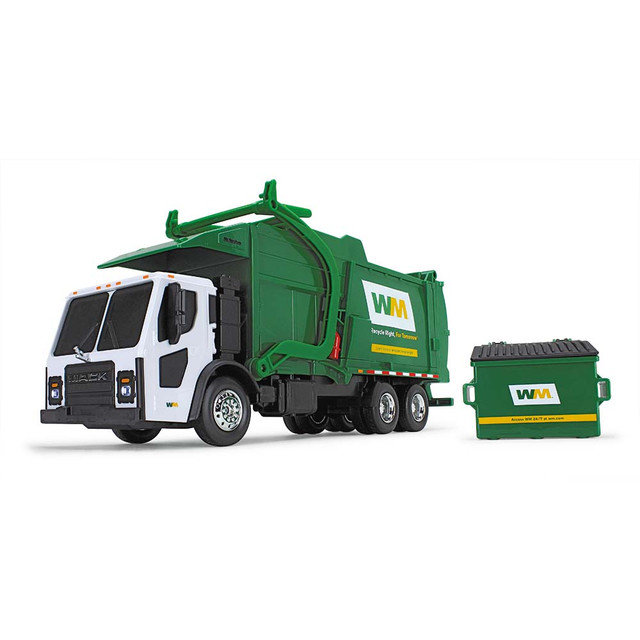 70-0616D: WM 
1/25 scale Mack LR with McNeilus Meridian Front Load Refuse Truck & Bin including Lights and Sounds