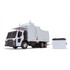 70-0626: White
1/25 scale Mack LR with McNeilus Meridian Front Load Refuse Truck & Bin including Lights and Sounds