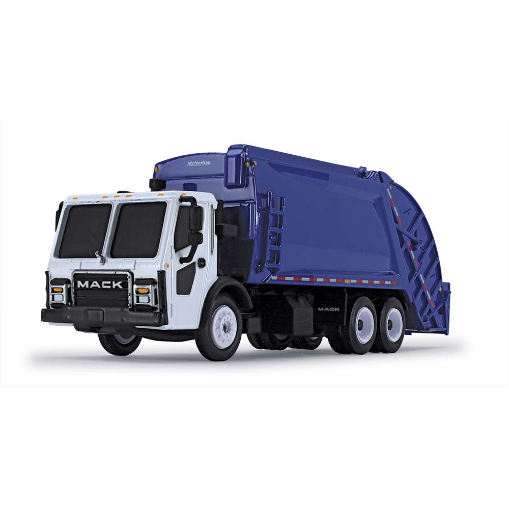 80-0352: White /Blue
1/87 scale Mack LR with McNeilus Meridian Rear Loader