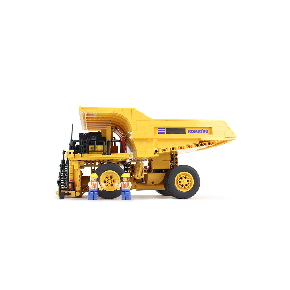 90-0612: Komatsu
Komatsu Mining Dump Building Block Set Back- Side